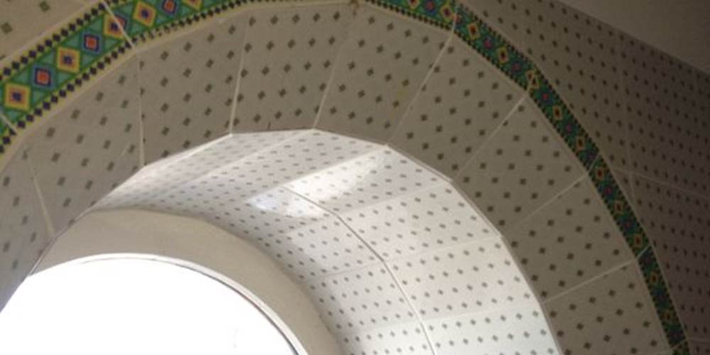 Détail mosaïque salon
