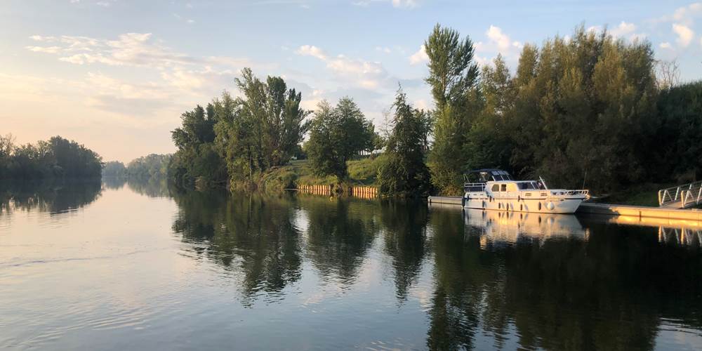 Ponton de Bressols sur le Tarn