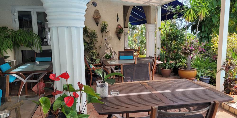 Terrasse de l'hôtel