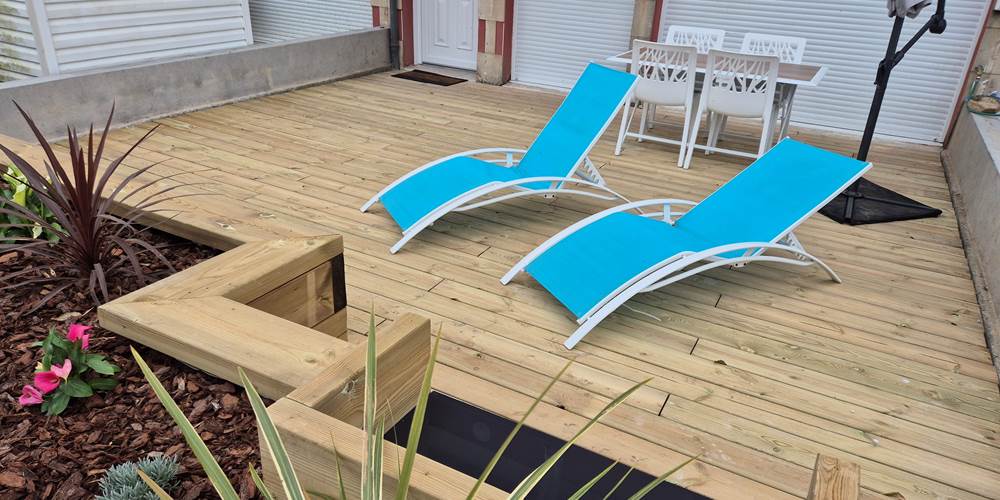 La terrasse.