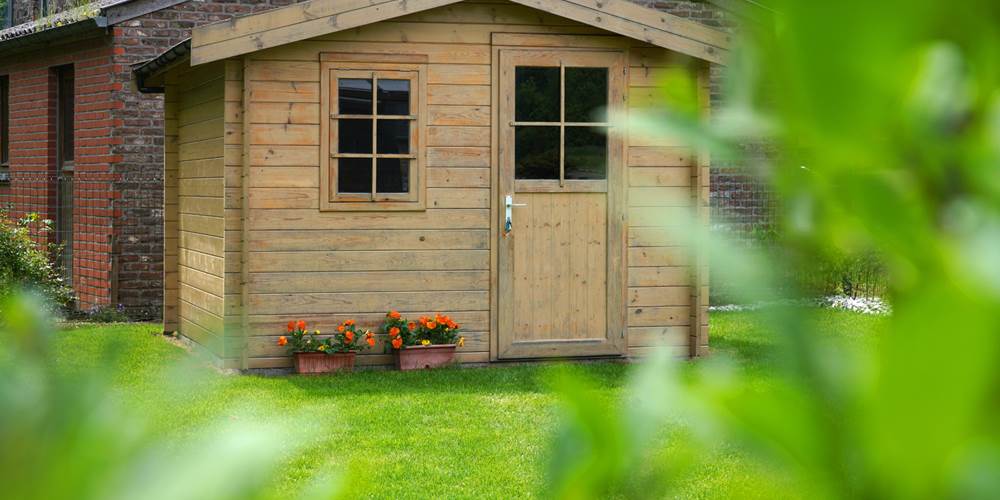 Chalet dans le jardin