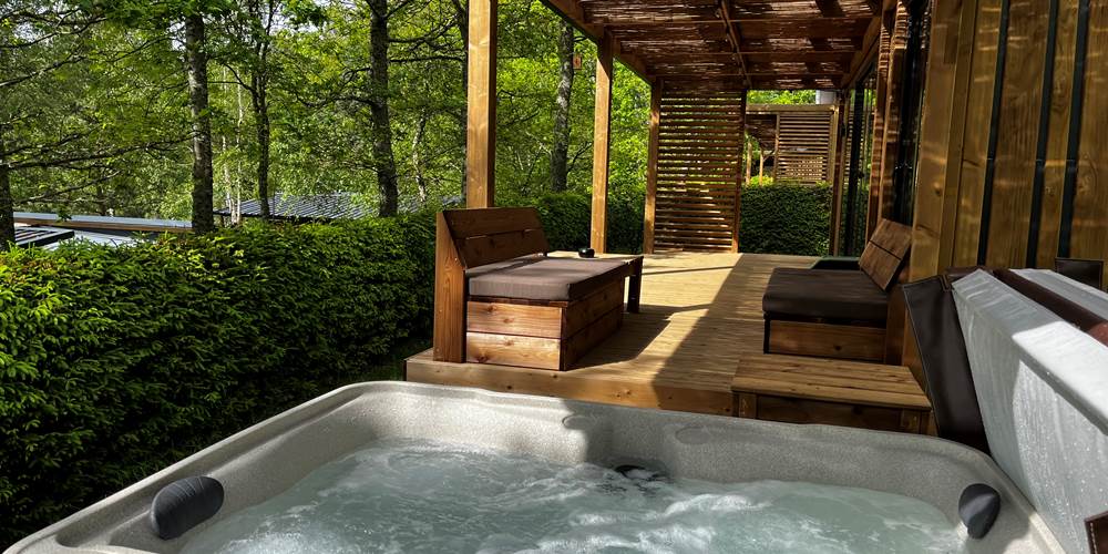 Spa privatif chauffé à 38°C