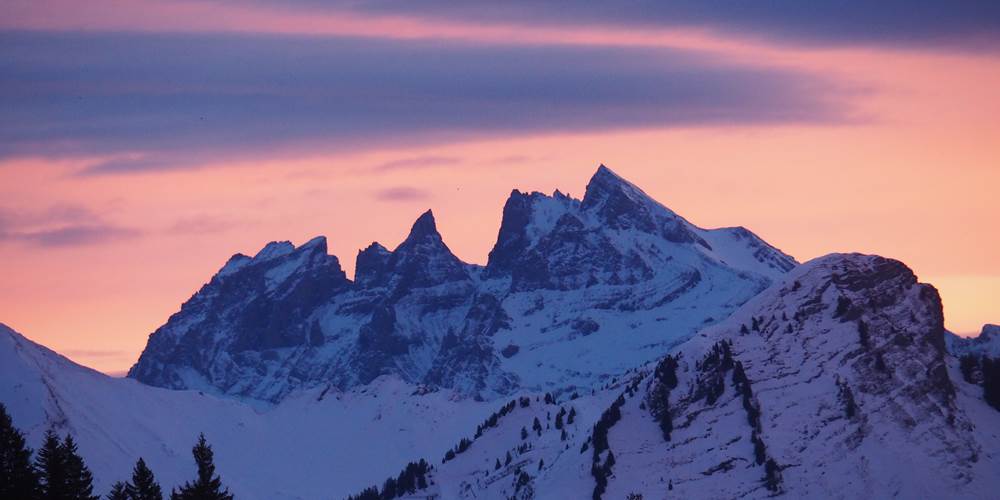 vue mont-Blanc depuis le chalet clémence