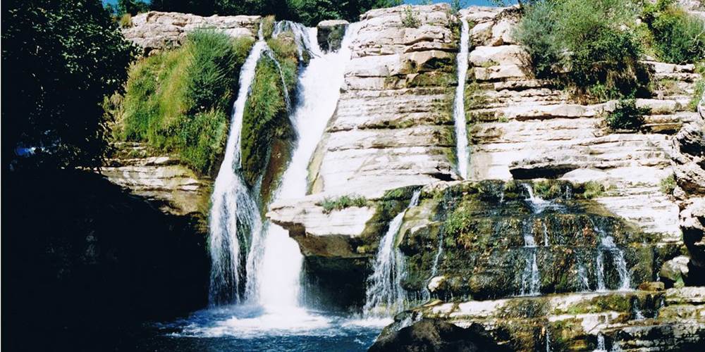 Baignade aux cascades de Navacelles