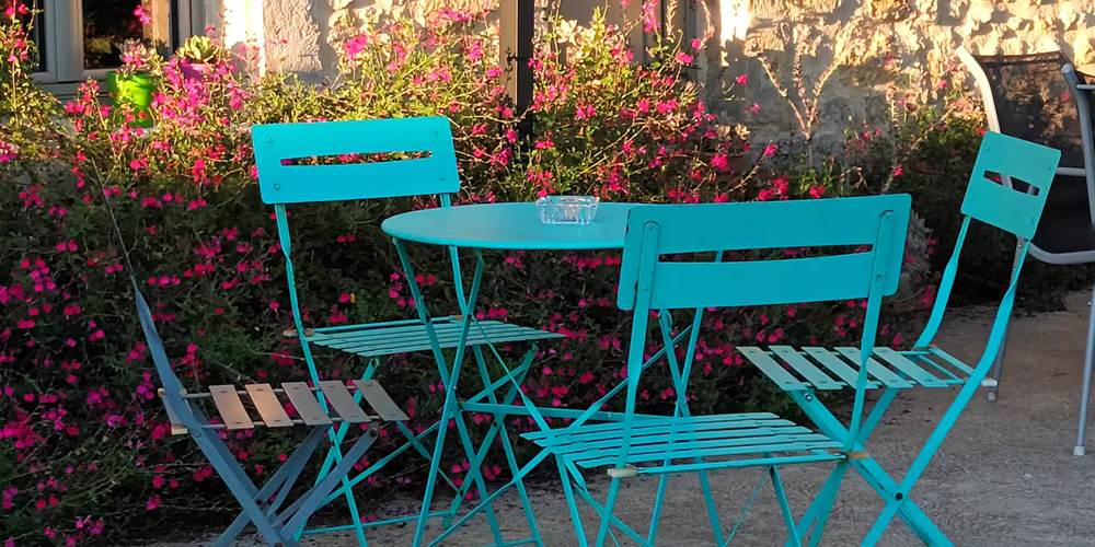 Petit salon sur la terrasse
