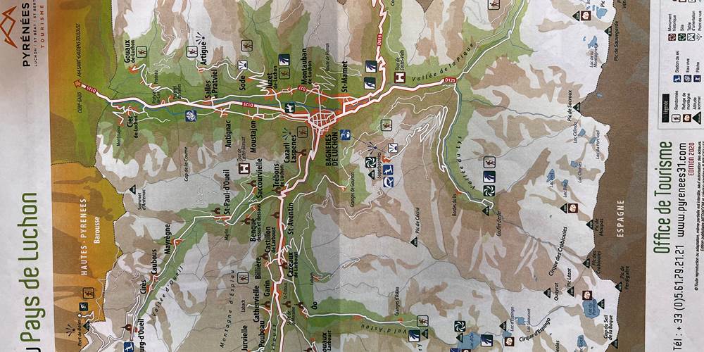 Villa Marie carte Luchon