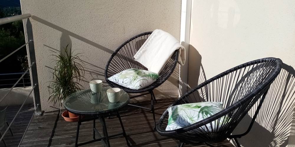 Chambre d'Hôtes chez Marie Vue de la terrasse