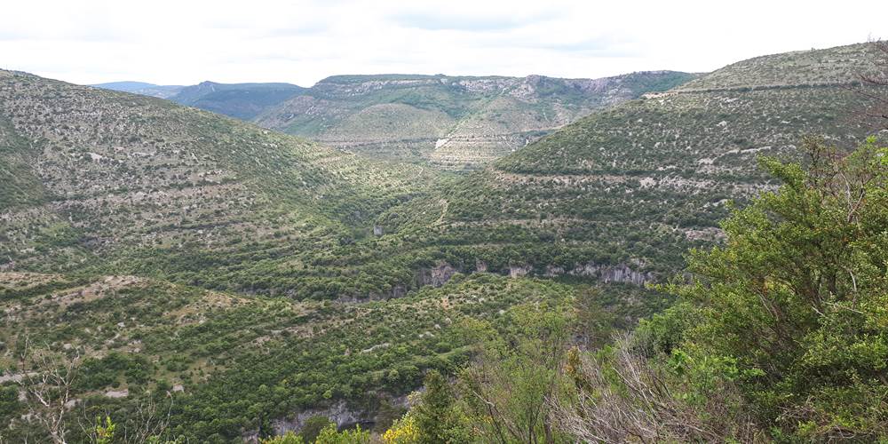 Gorges de la Vis au sud d'Alzon