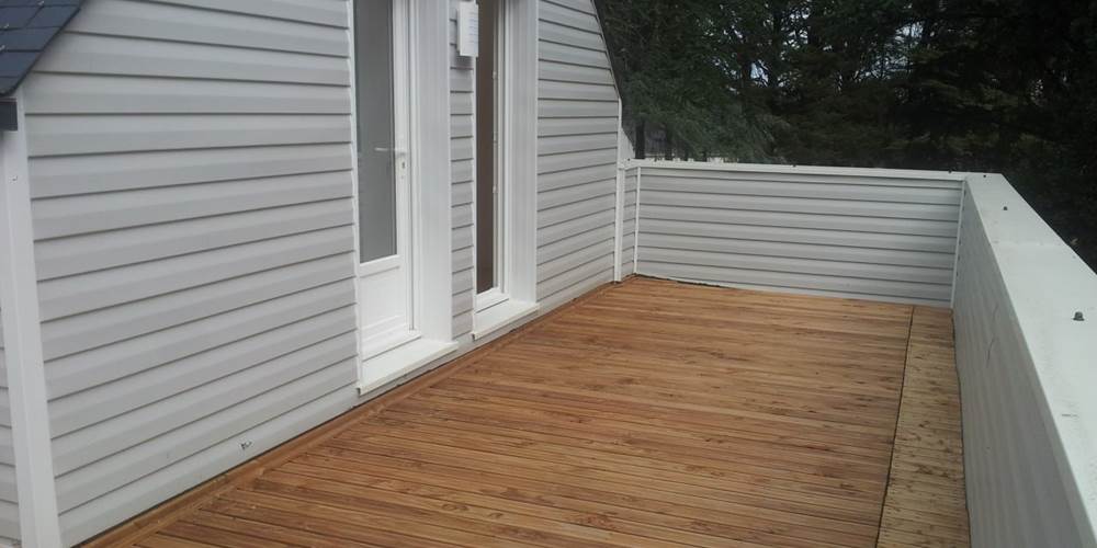 La terrasse du 1er étage