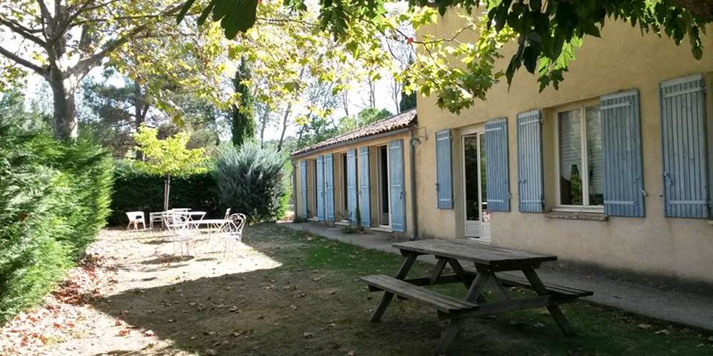 Jardin devant les chambres