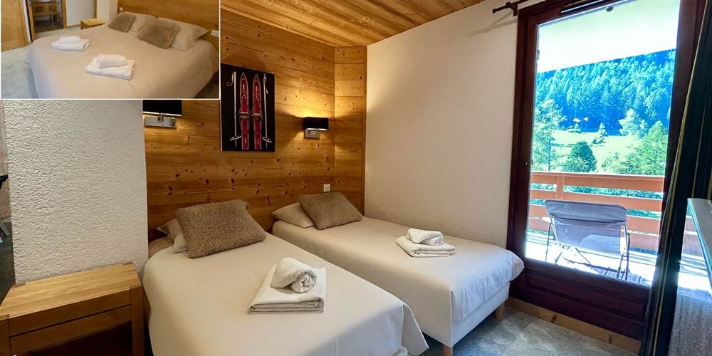 Chambre avec salle de bain - possibilité lit double 160 avec surmatelas