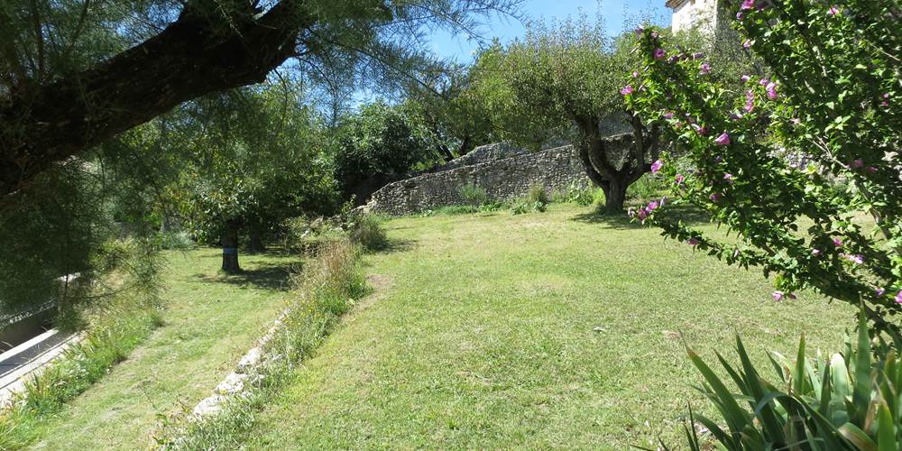 Le jardin, restanque principale