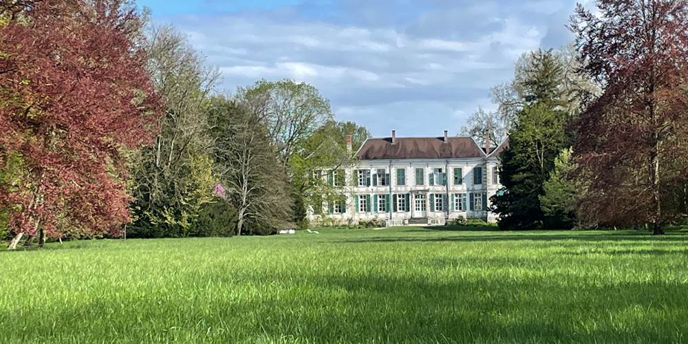 Vue arrière, du fond du parc