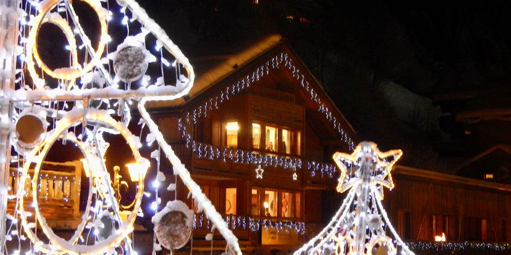 Cornettines et sa rue à Noël