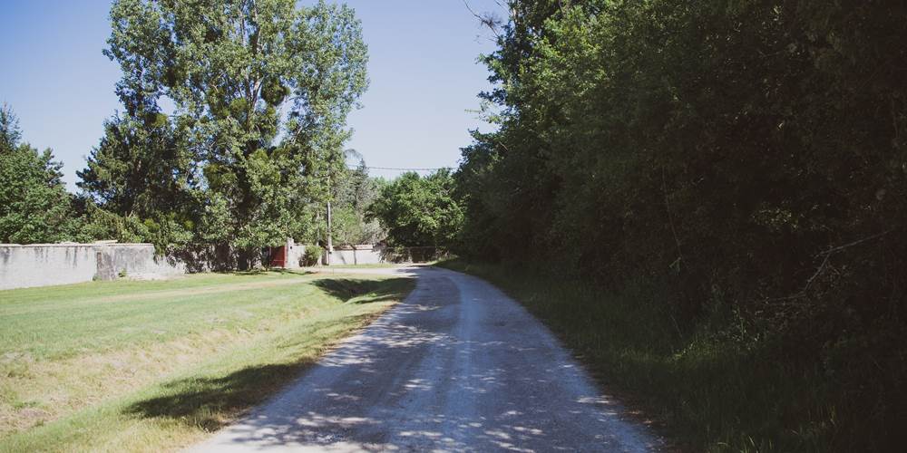 Chemin d'accès domaine de Montizeau