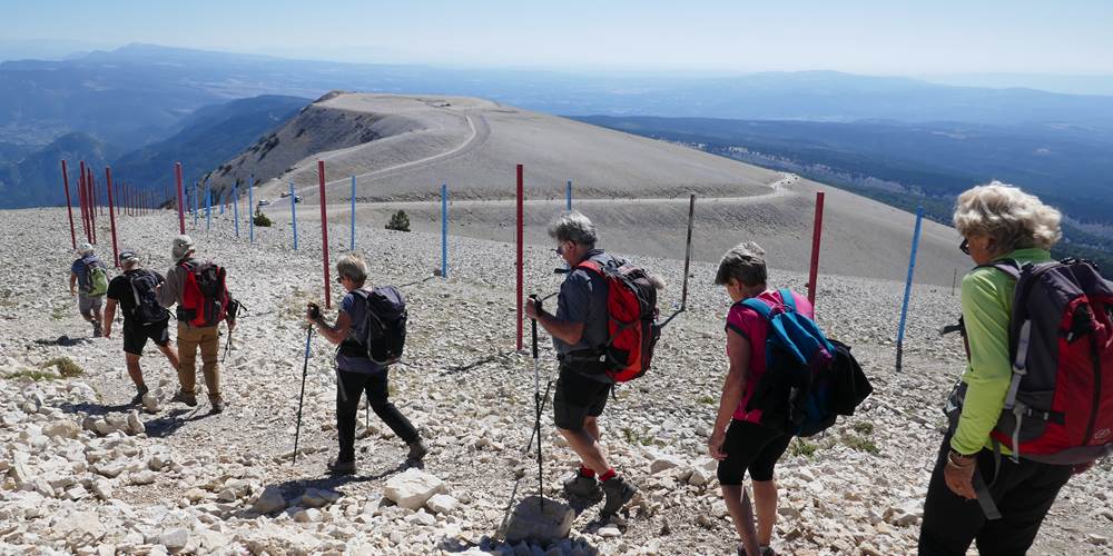 La descente du Mont Ventoux
