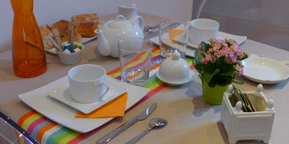 Table de petit déjeuner