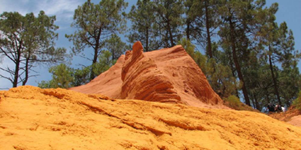 Les falaises d'ocre de Rustrel