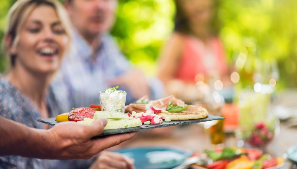 table d'hôtes et snack