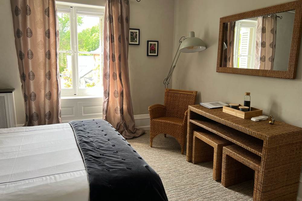 Chambre double vue jardin