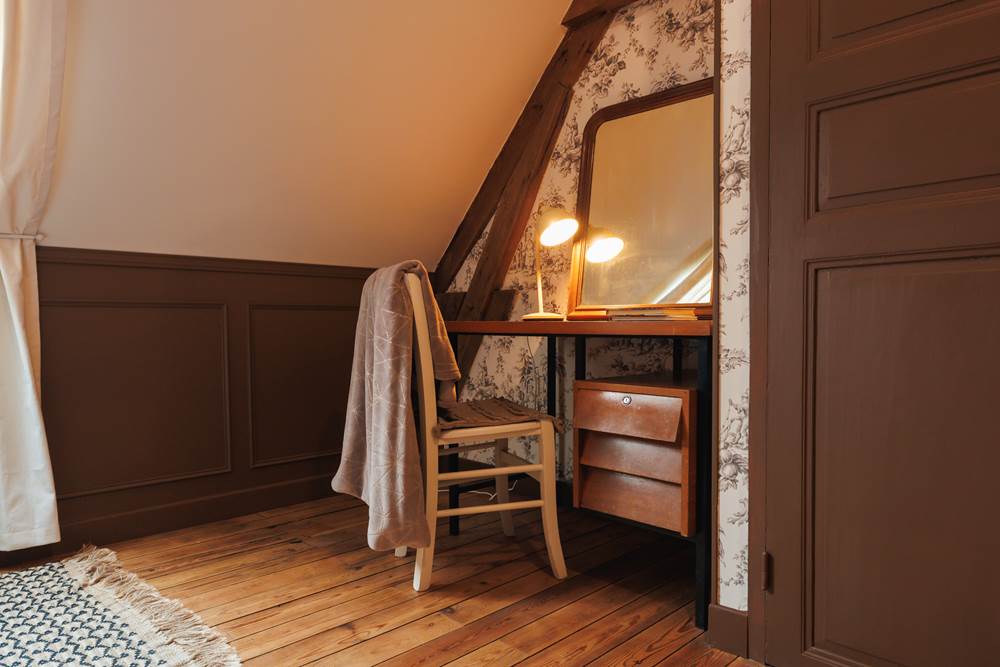 Bureau chambre chocolat gite de charme Le Quatre Feuilles proche Puy du Fou