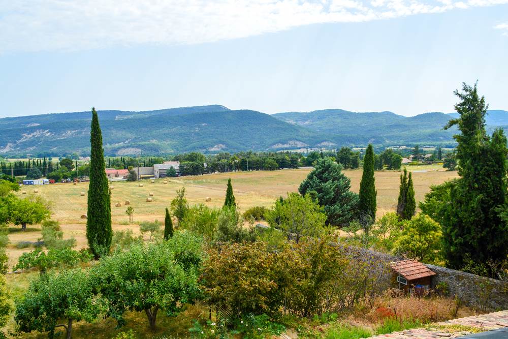 Vue depuis la chambre Ganagobie