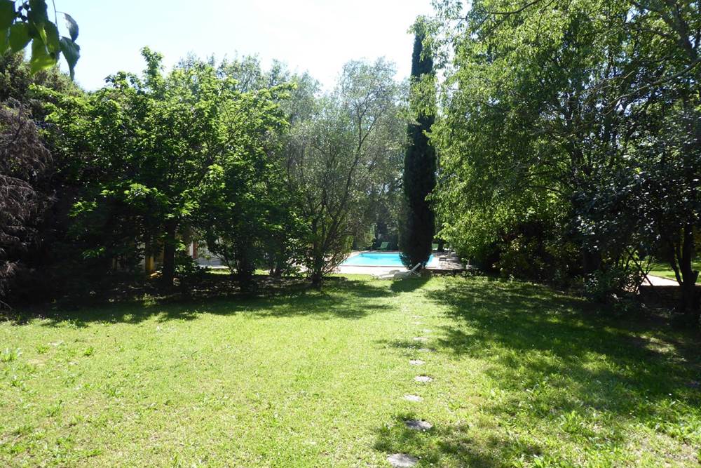 Jardin côté piscine