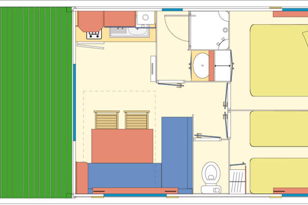 Mobil Home Terrasse Ohara-