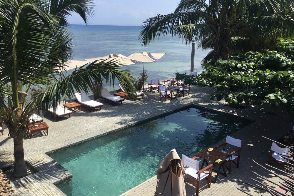 Balcon Chambre Mer Idylle Beach Sainte Marie MADAGASCAR