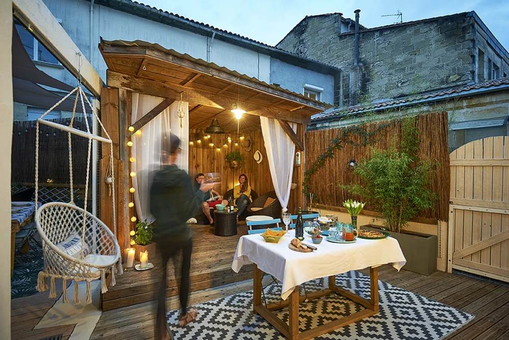 Nid Cosy Bordeaux - Terrasse, Miroir d'Ô