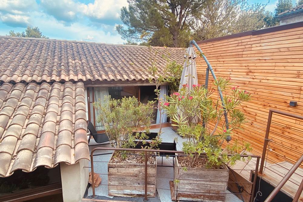 BB3 vue sur la terrasse privée