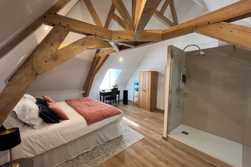 Chambre et Salle de douche