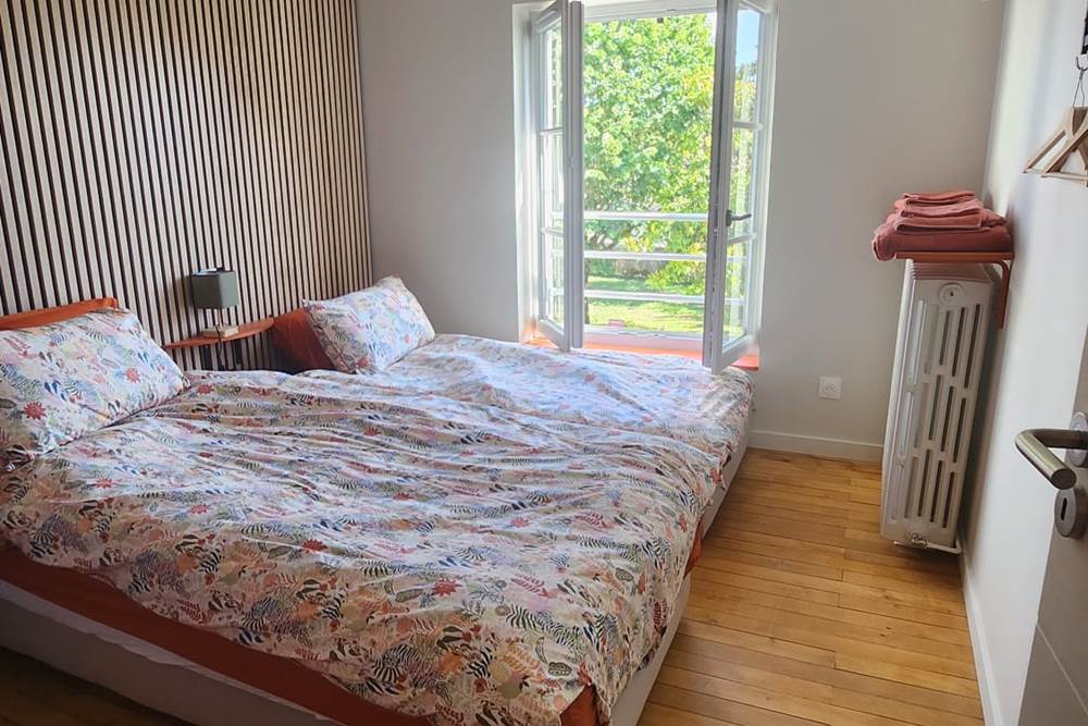 Les 2 lits simples de 1m de la chambre des 4 M