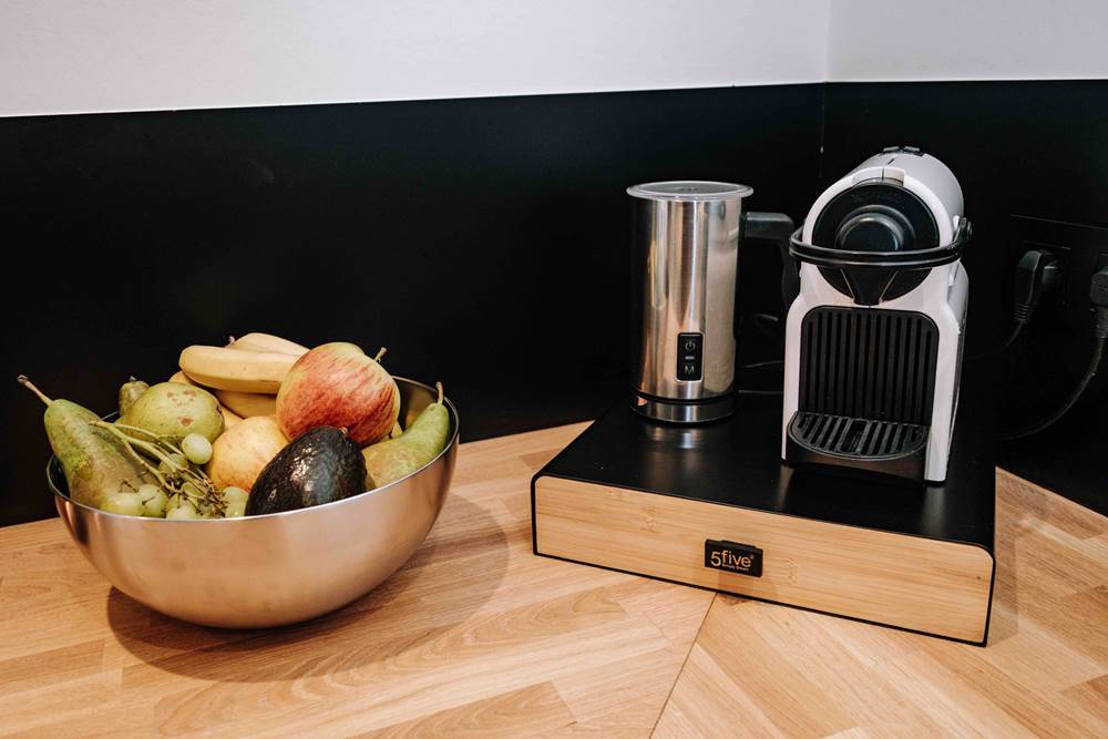 Gîte de Grise Pierre – Cuisine avec machine à café Nspresso