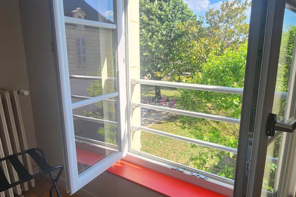 Vu extérieur depuis la chambre le C