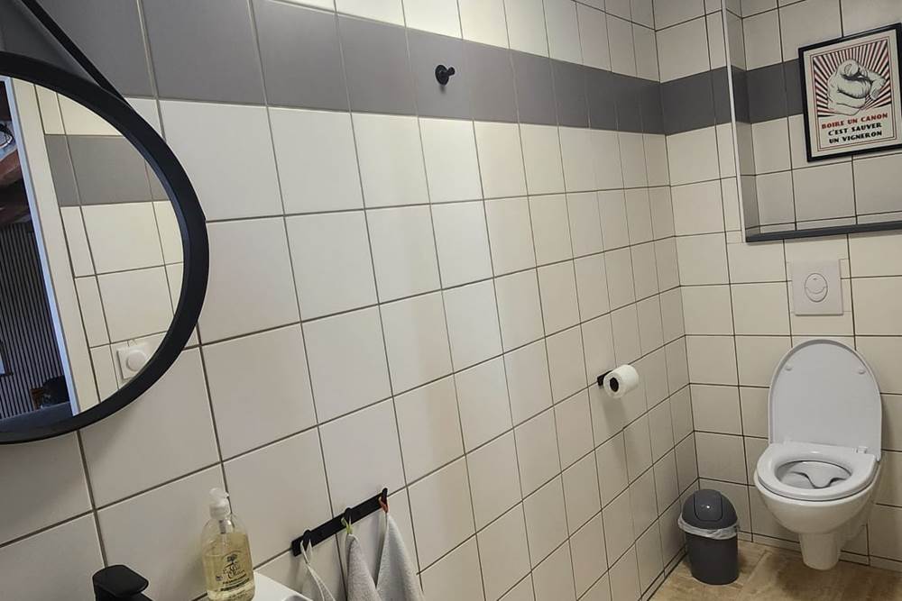Toilette indépendante au rdc