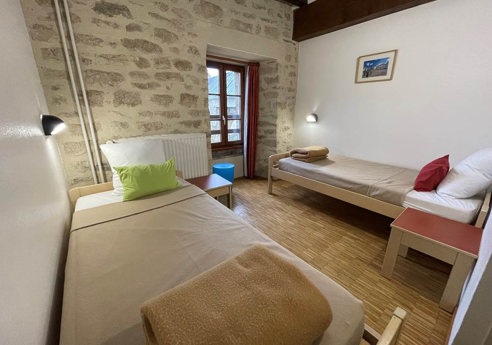 chambre twin Gîte d'étape Le ty Bihui Morbihan Bretagne