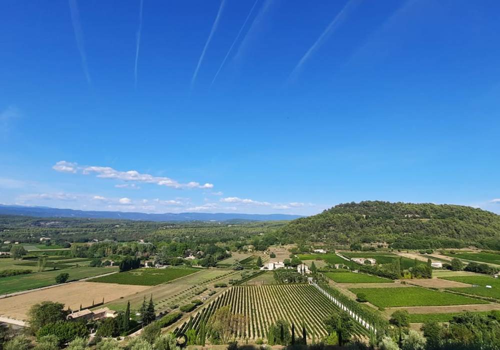 vue d'oppède le vieux