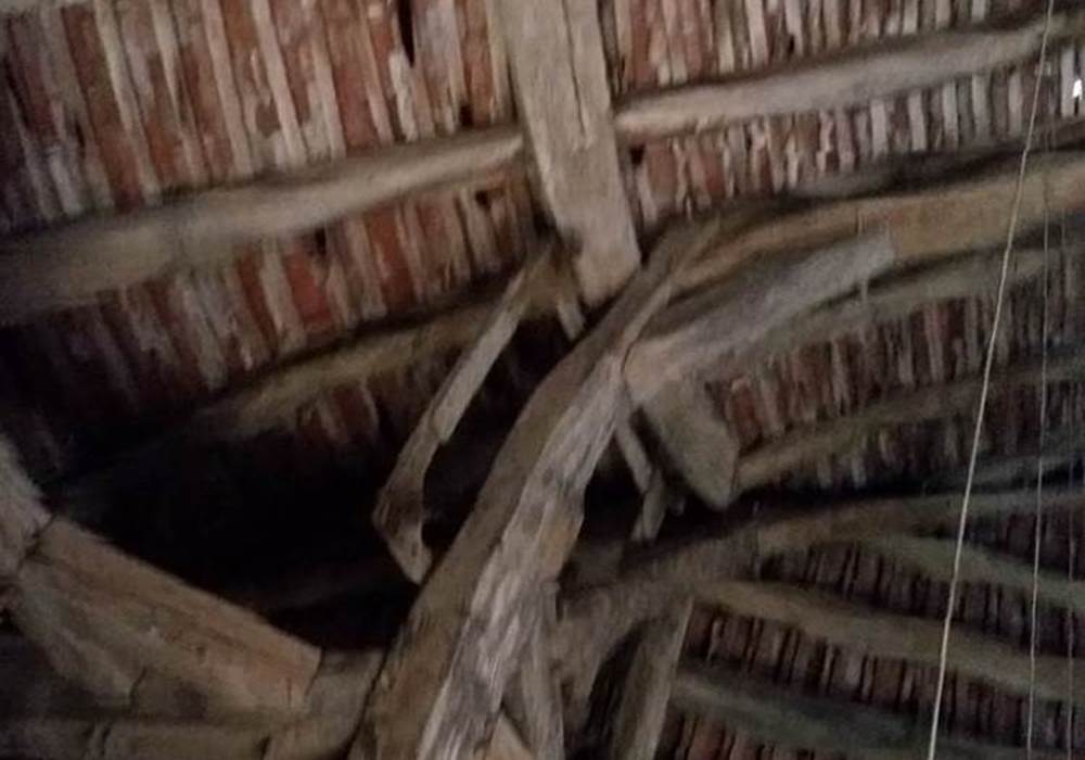Charpente en bois apparente