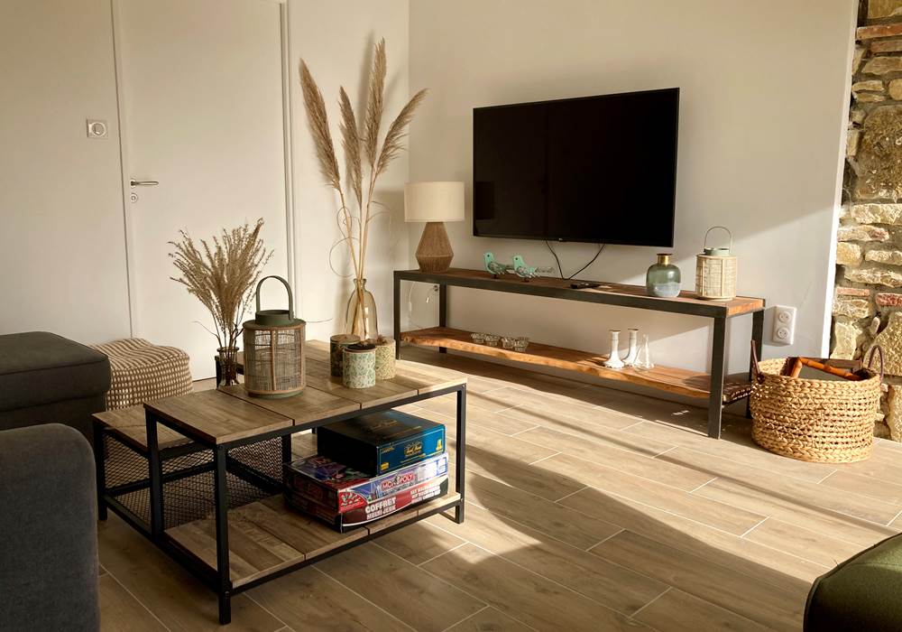 Salon avec télévision
