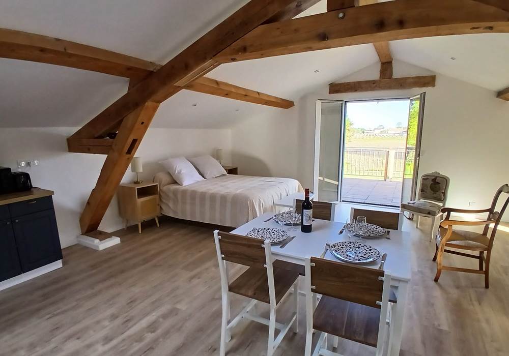 chambre cote jardin
