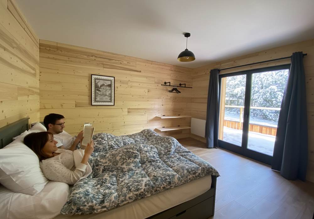 Chambre parentale avec accès terrasse