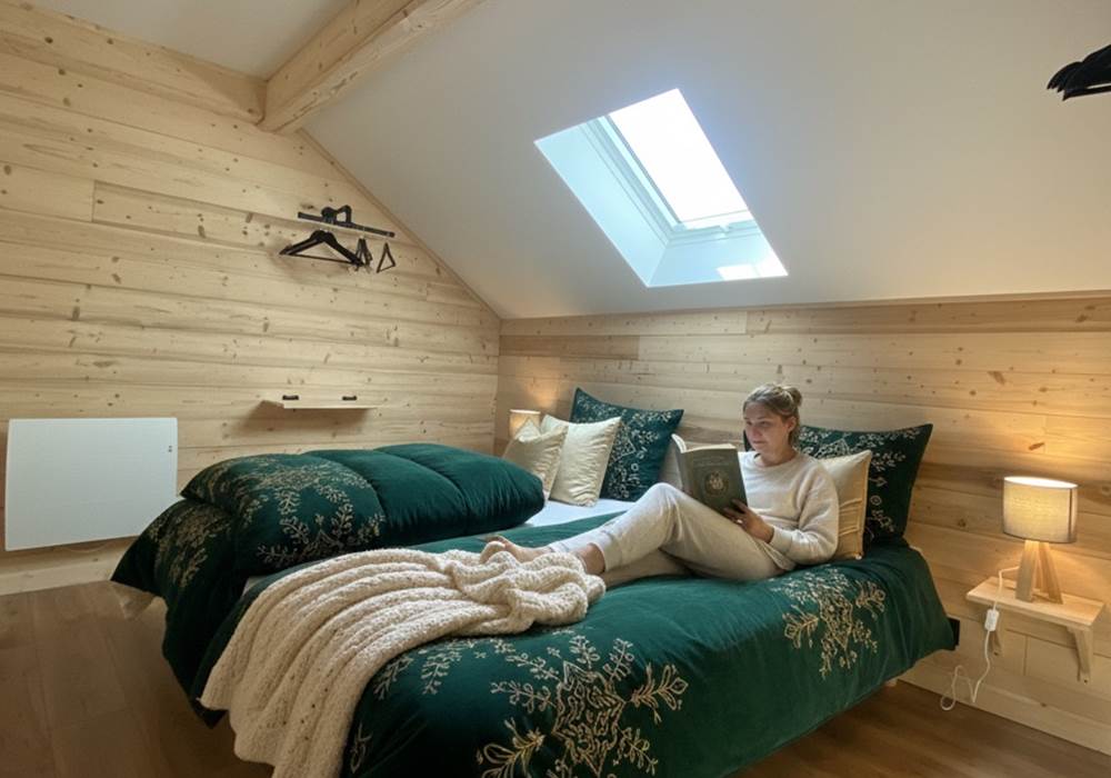 Chambre avec deux lits simple