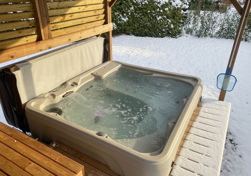 Spa privatif chauffé à 38°C