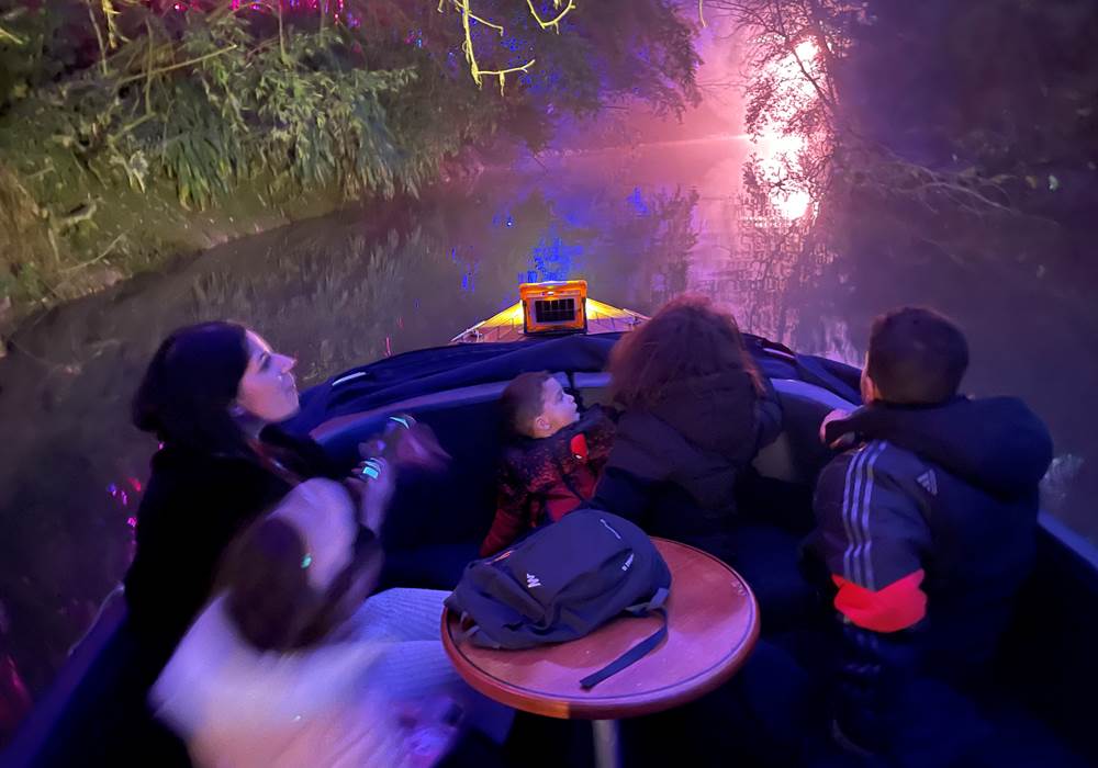 Les lumières du jardin des plantes illuminent le tescou