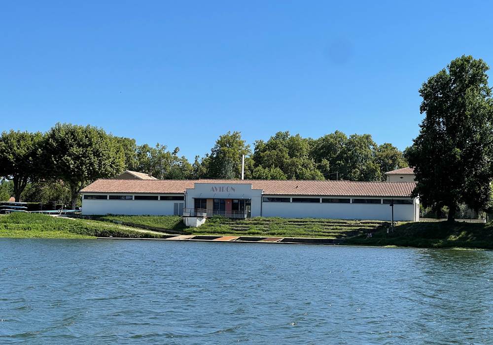 Club d'Aviron de Moissac, bâtiment de style Art Déco
