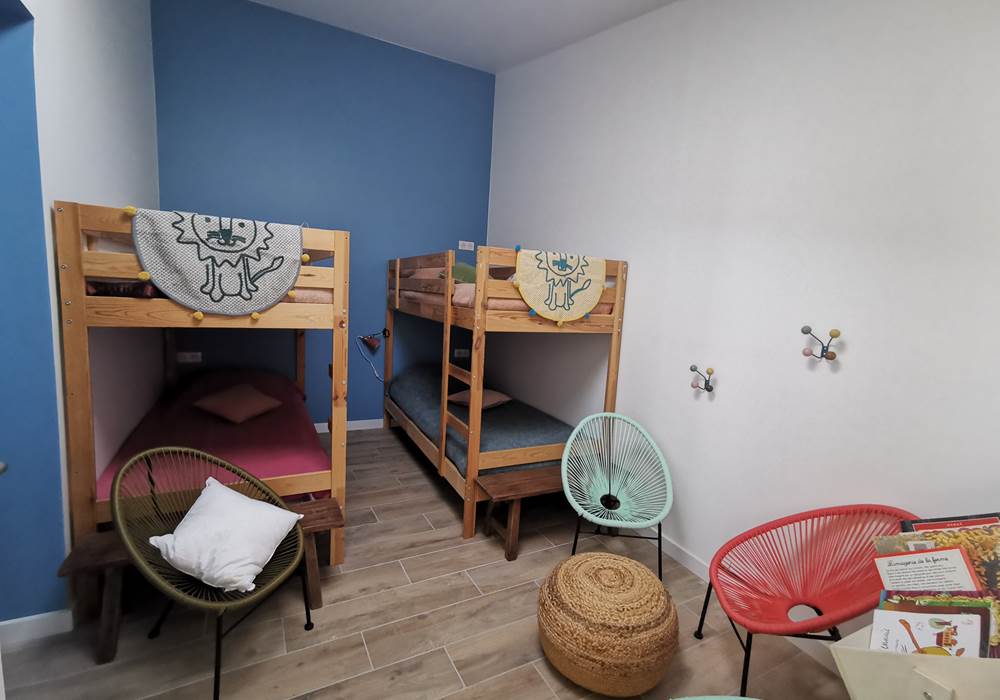 chambre numéro 3 lits superposés 4 couchages