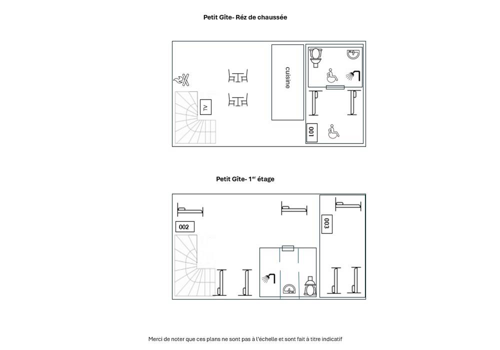 Plan Petit Gîte