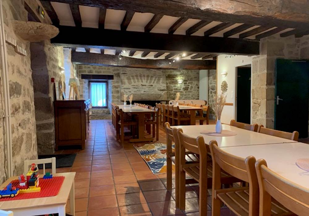 salle de réception Grand Gîte Ty Bihui Bretagne