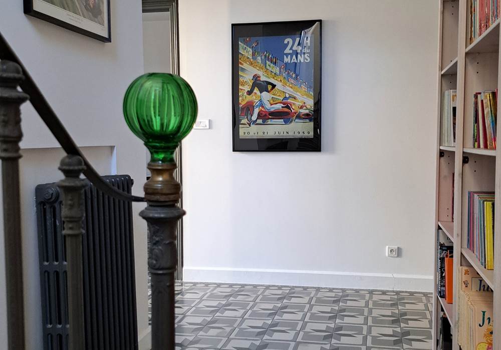 Couloir et escaliers de la Vigneronne, chambres d’hôtes proches de Pézenas.